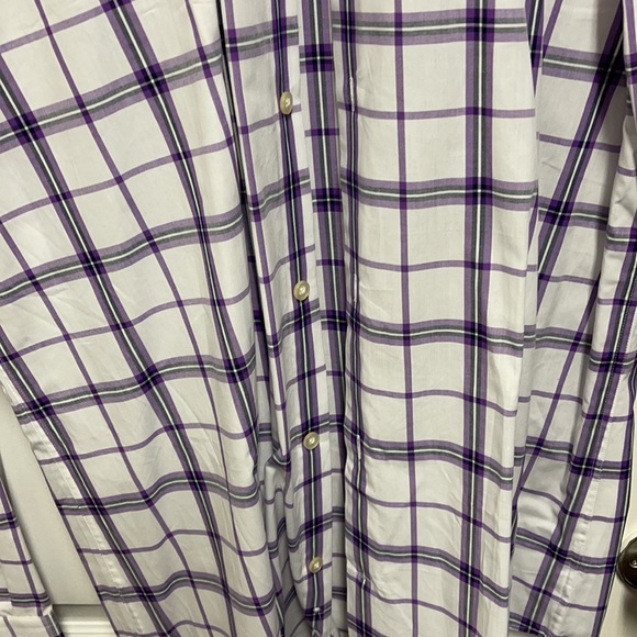 Men’s Button Down - purple plaid - Picture 4 of 5